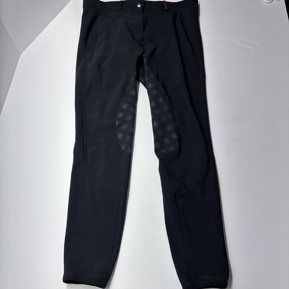 Horze Equestrian Riding Leggings Pants Womens 30 Grip Supreme HZ‎ Black